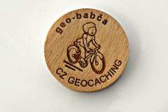 czech wood geocoin 15