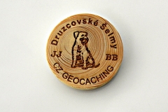 czech wood geocoin 30