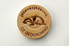 czech wood geocoin 36