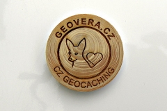 czech wood geocoin 44