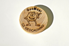 czech wood geocoin 49