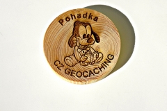 czech wood geocoin 50