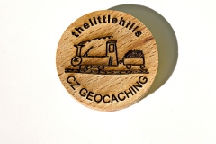 czech wood geocoin 51