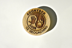 czech wood geocoin 53