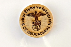 czech wood geocoin 62