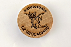 czech wood geocoin 63