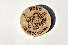 czech wood geocoin 70